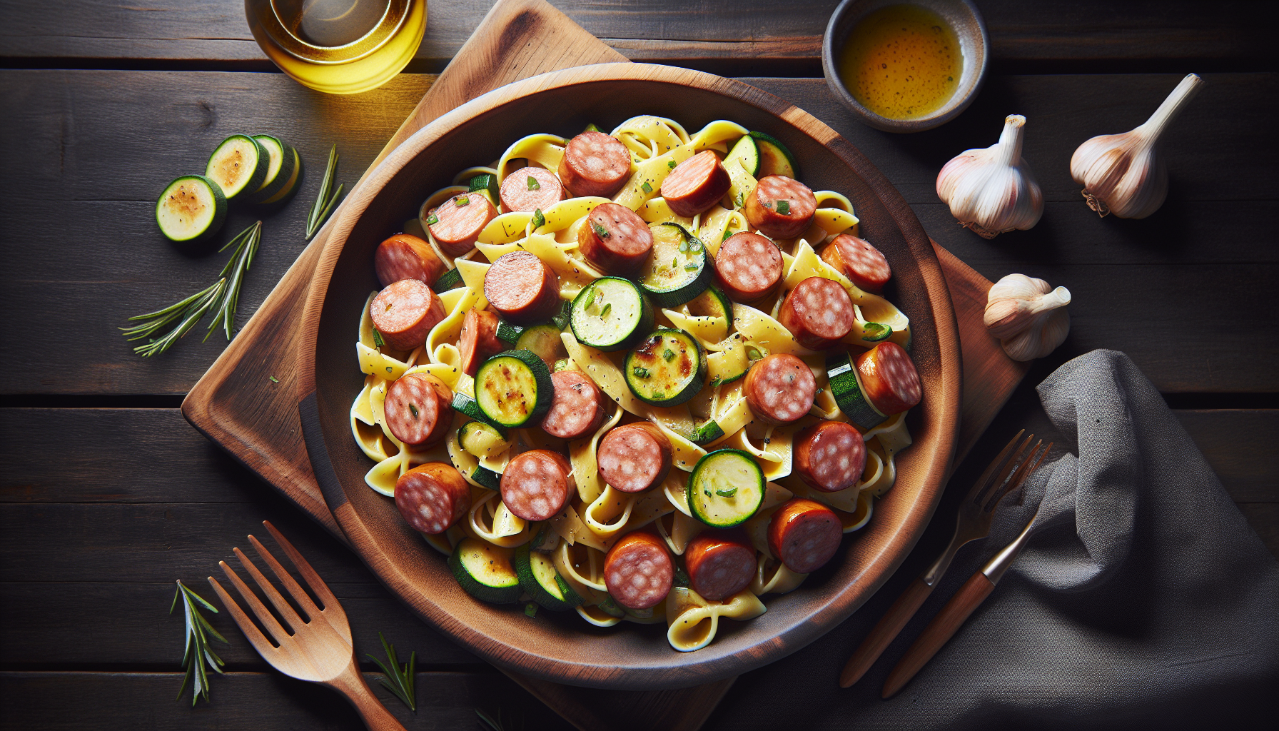 pasta salsiccia e zucchine